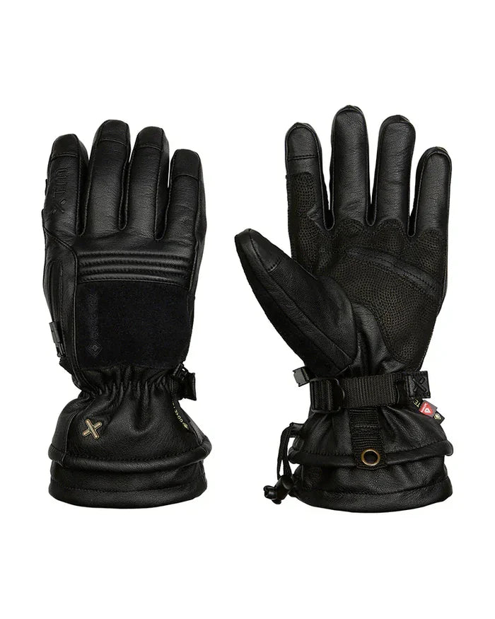 XTM Performance Gloves Black / XS Everest II Leather Gore-tex Ski Glove DU035-BLK-XS