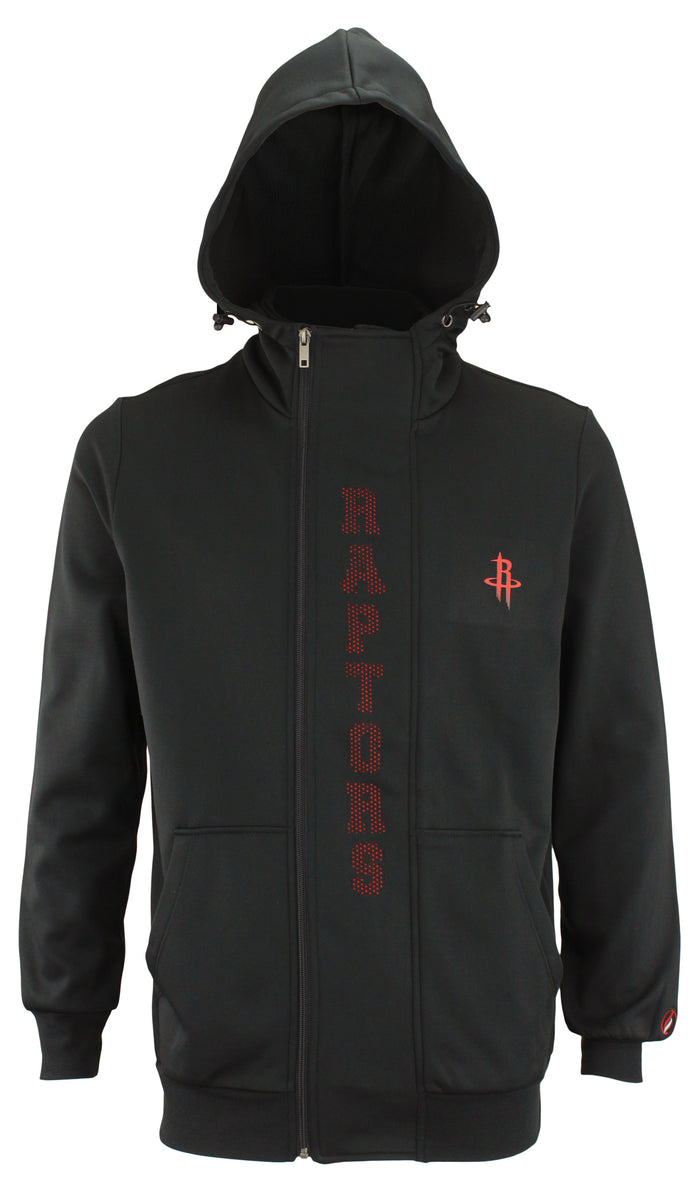 FISLL NBA Basketball Men's Houston Rockets Perforated Full Zip Hoodie