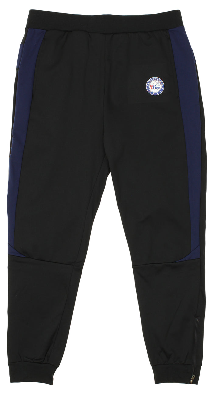 FISLL NBA Men's Philadelphia 76ers Colorblock Perforated Fleece Jogger Pants
