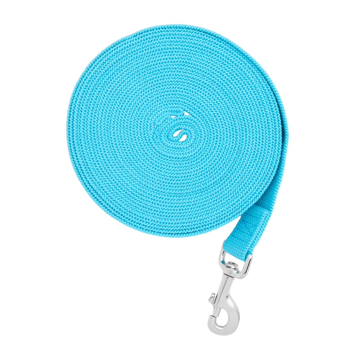 Flat Cotton Lunge Line, 1" x 30 with Nickel
