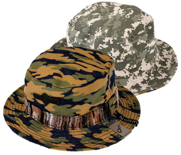 Flat Fitty Just Bucket Reversible Bucket Hat Cap - Many Colors
