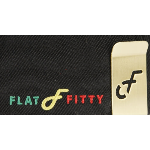 Flat Fitty One Love Strapback Cap Hat, Black / Red, One Size