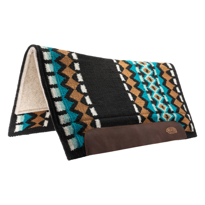 Amarillo-Black/Turquoise/Buckskin / 32" x 34" / 1"