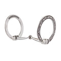 Floral Engraving with Black Accents, 5" Snaffle Mouth