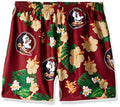 FOCO Men's Florida State Seminoles Floral Hawaiian Swim Suit Trunks
