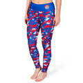 FOCO MLB Women's Texas Rangers Shatter Repeat Print Leggings
