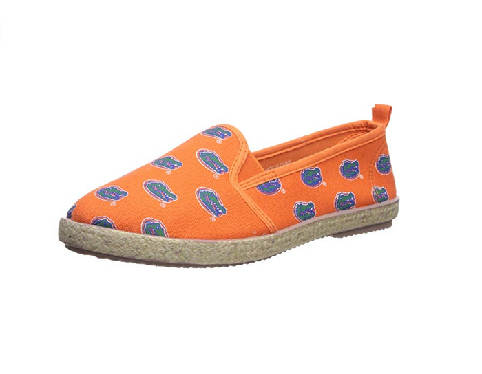 FOCO NCAA Women's Florida Gators Espadrille Canvas Slip On Shoe