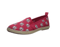 FOCO NCAA Women's South Carolina Fighting Gamecocks Espadrille Canvas Slip On Shoe