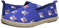 FOCO NHL Women's New York Rangers Espadrille Canvas Slip On Shoe