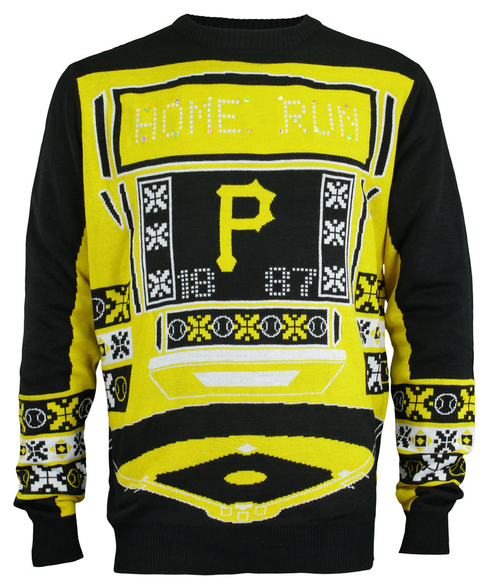 Forever Collectibles MLB Men's Pittsburgh Pirates Ugly Light Up Sweater