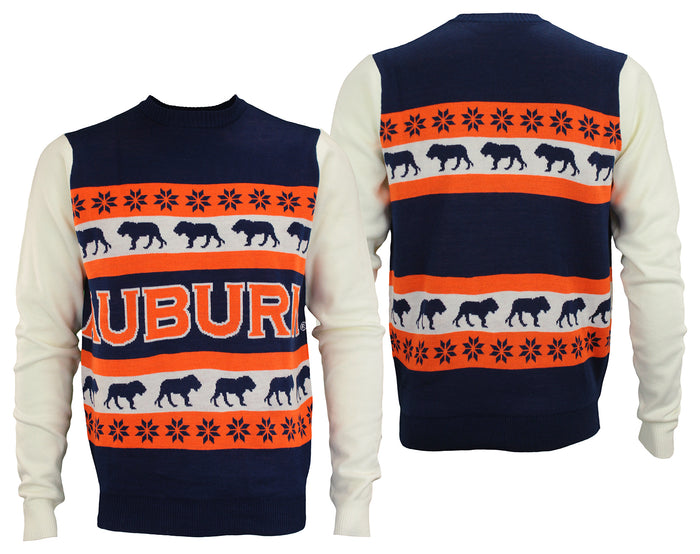 Forever Collectibles NCAA Men's Auburn Tigers One Too Many Ugly Sweater