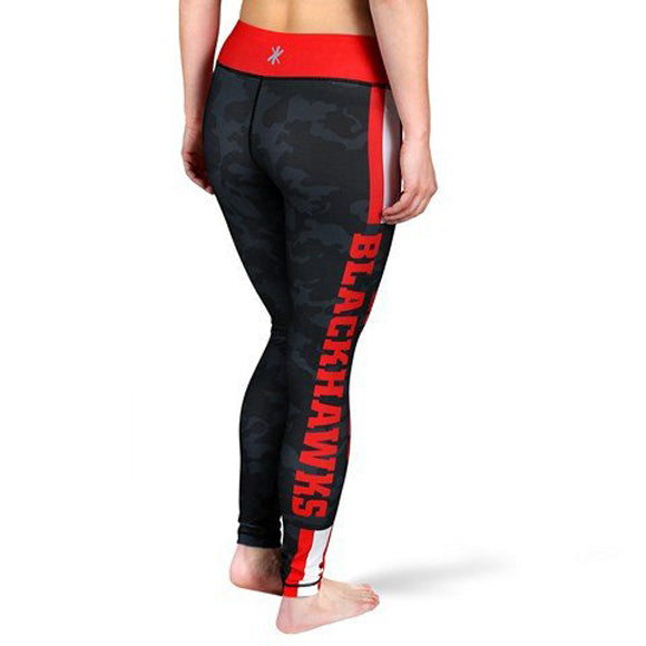 Forever Collectibles NHL Women's Chicago Blackhawks Stripe Leggings