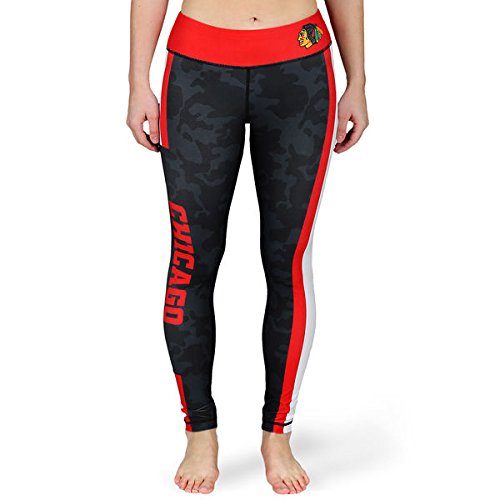 Forever Collectibles NHL Women's Chicago Blackhawks Stripe Leggings
