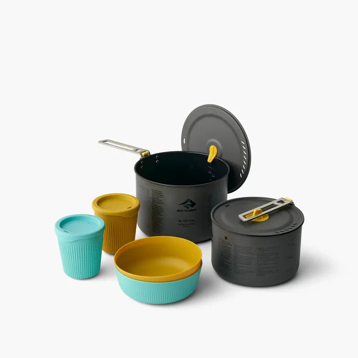 Sea to Summit Cook Set 6 Piece Frontier Ultralight Two Pot Cook Set ACK027031-122103
