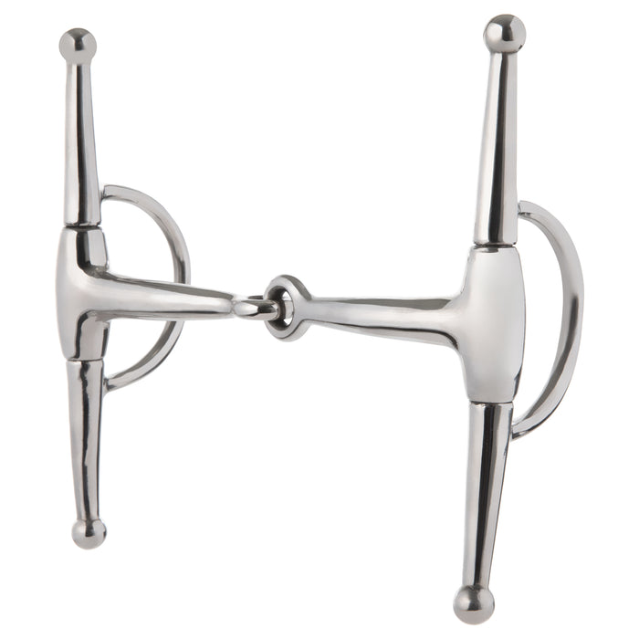 Full Cheek Snaffle Bit, 5" Eggbutt Mouth