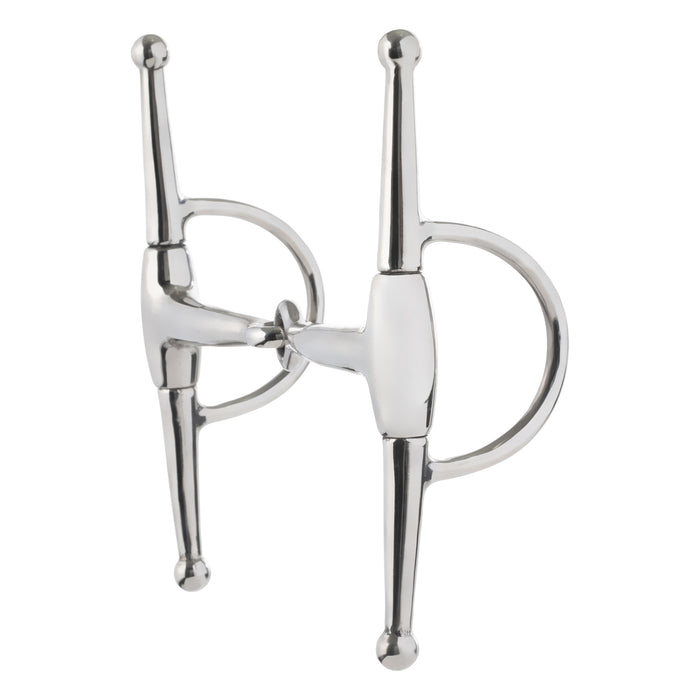 Full Cheek Snaffle Bit, 5" Eggbutt Mouth
