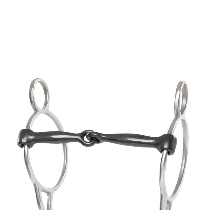 Gag Bit, 5" Sweet Iron Snaffle Mouth