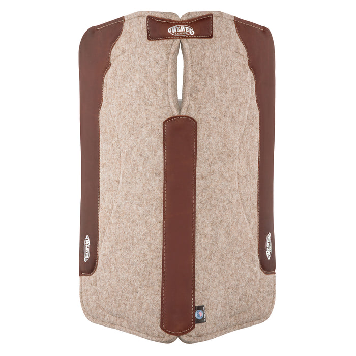 Gel Contoured Wool Blend Felt Saddle Pad, 1" Thick
