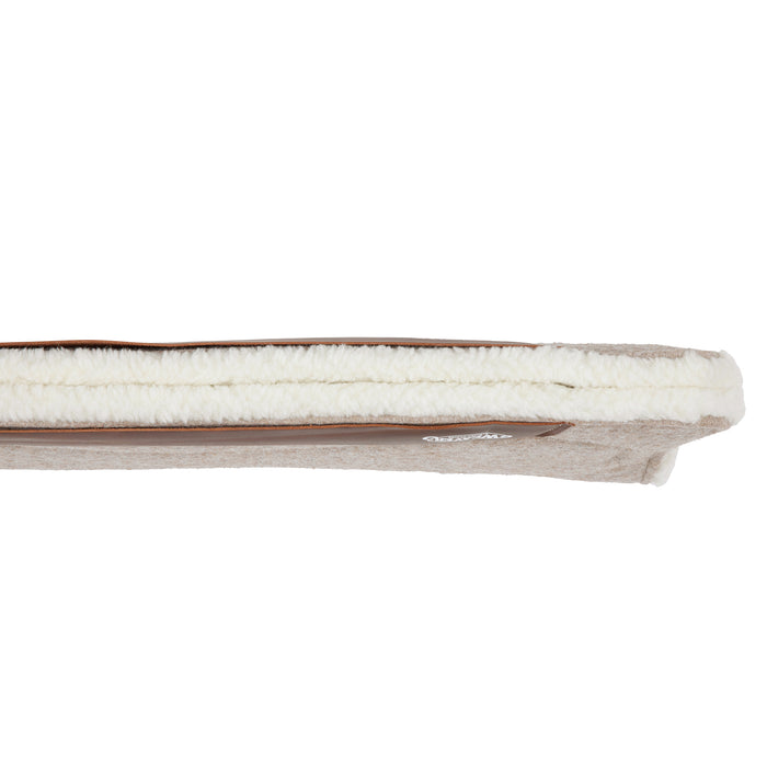 Gel Contoured Wool Blend Felt Saddle Pad, 1" Thick