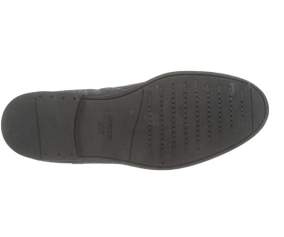 GEOX Men's U Kaspar C Slip On Chelsea Boots, Suede Navy