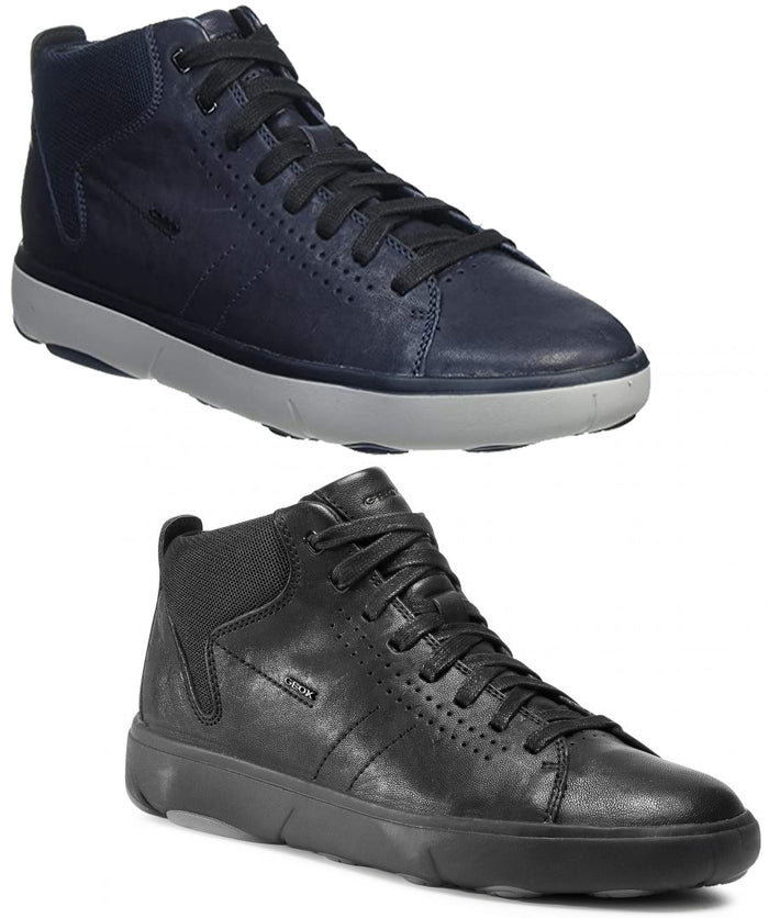 GEOX Men's U Nebula Y B High Top Sneakers, Color Options