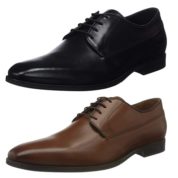 GEOX Men's U New Life B Derby Dress Shoes, Color Options