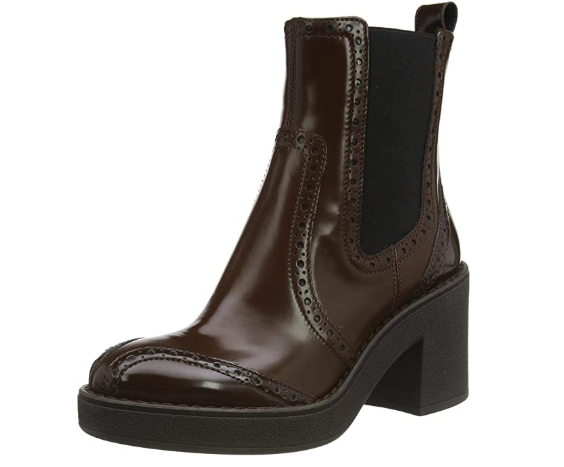 GEOX Women's D Adrya M Ankle Boots, Brown