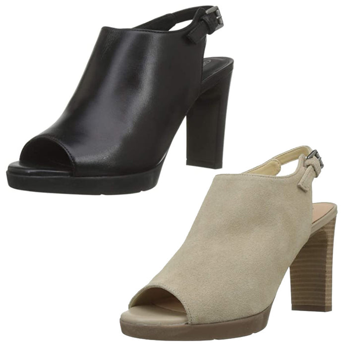 GEOX Women's D Annya H Open Toe Heels, Color Options