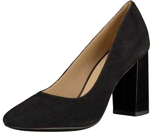 Geox Women's D Audalies H High Heel Pumps, Suede Black