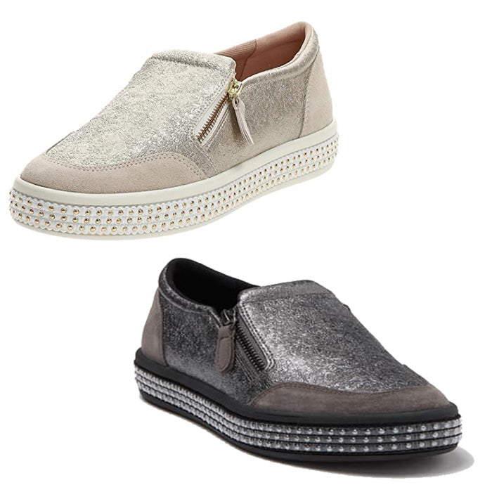 GEOX Women's D Leelu' F Slip On Trainers, Color Options