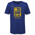 Nike Golden State Warriors NBA Boys Youth (8-20) 2018 Dub City Conference Finals Short Sleeve Tee, Blue