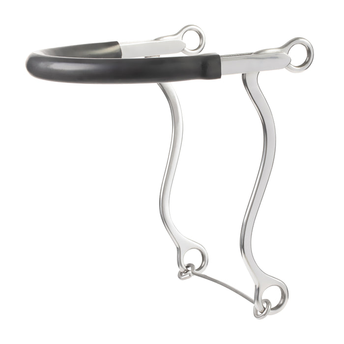 Hackamore with Gum Rubber Covered Bike Chain Noseband