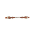 Harness Leather 4-1/2" Single Flat Link Chain Curb Strap
