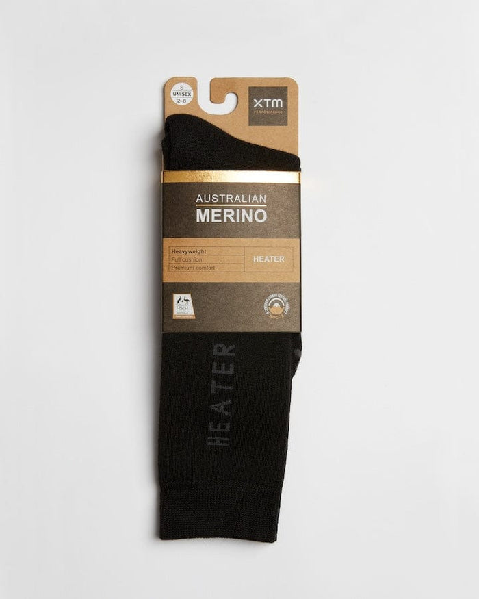 XTM Performance Unisex Hiking Socks Heater Thick Australian Merino Wool Blend Winter Socks