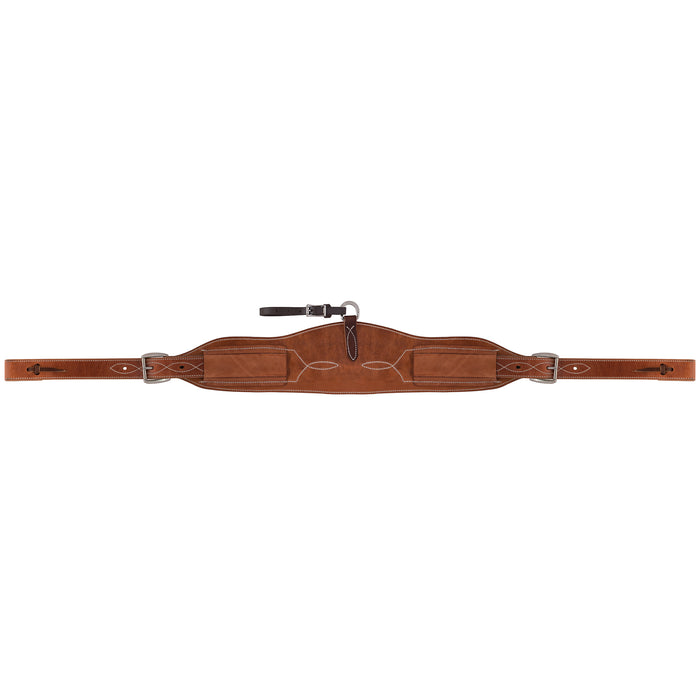 Heavy-Duty Roper Back Cinch, Complete, Russet, 6"