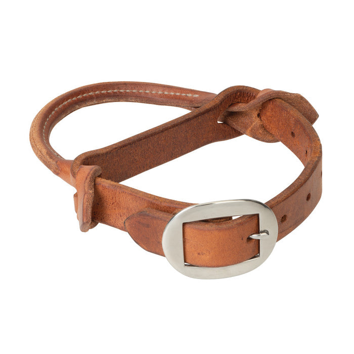 Hermann Oak Harness Leather Night Latch with Rolled Handle