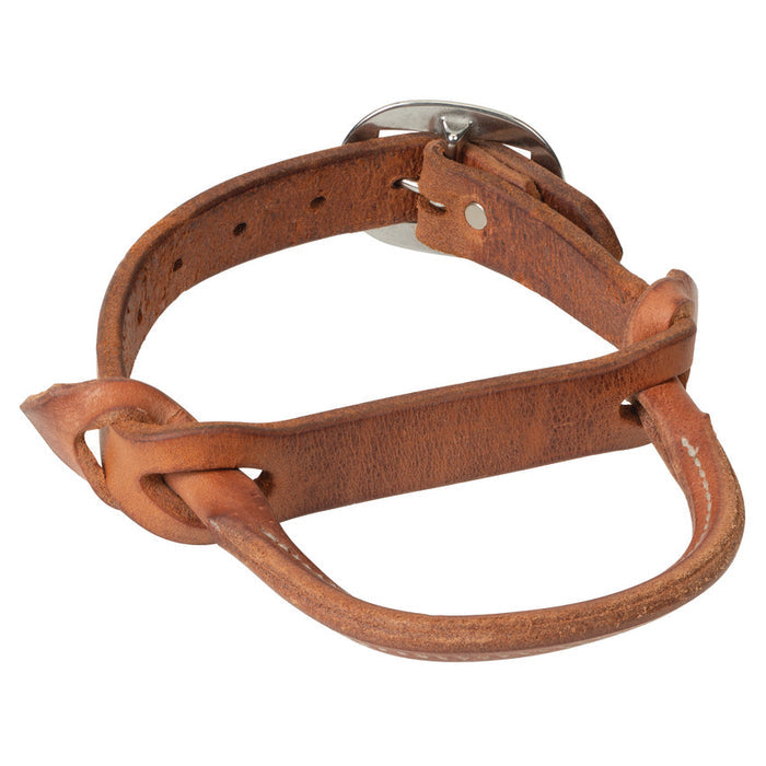 Hermann Oak Harness Leather Night Latch with Rolled Handle