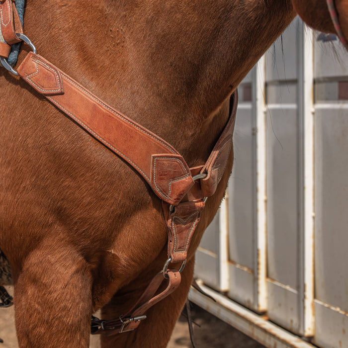 Hermann Oak Harness Leather Roper Breast Collar