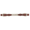 Horizons Harness Leather 4-1/2" Single Flat Link Chain Curb Strap