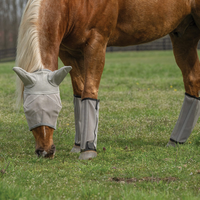 Horse Fly Boots - Set of 4, Mesh, Breathable, UV Protection
