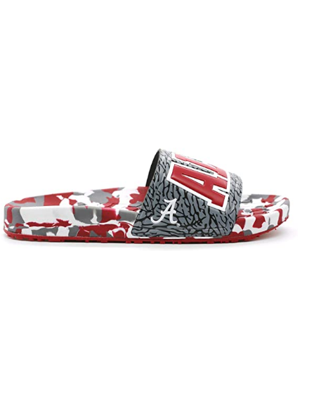 Hype Co College NCAA Unisex Alabama Crimson Tide Sandal Slides