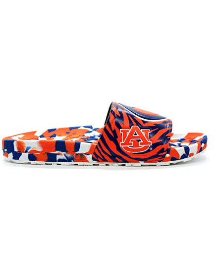Hype Co College NCAA Unisex Auburn Tigers Sandal Slides