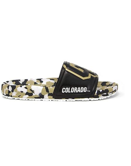 Hype Co College NCAA Unisex Colorado Buffaloes Sandal Slides