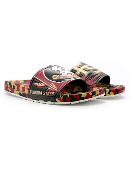 Hype Co College NCAA Unisex Florida State Seminoles Sandal Slides