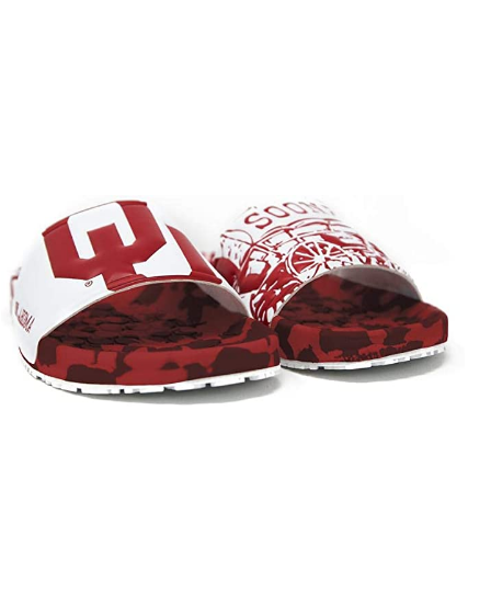 Hype Co College NCAA Unisex Oklahoma Sooners Sandal Slides