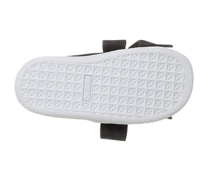 PUMA Kids' Suede Heart Sneakers, Black