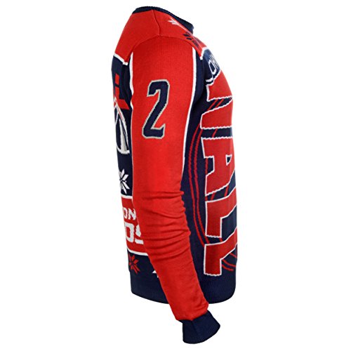 KLEW NBA Men's Washington Wizards John Wall #2 Ugly Sweater