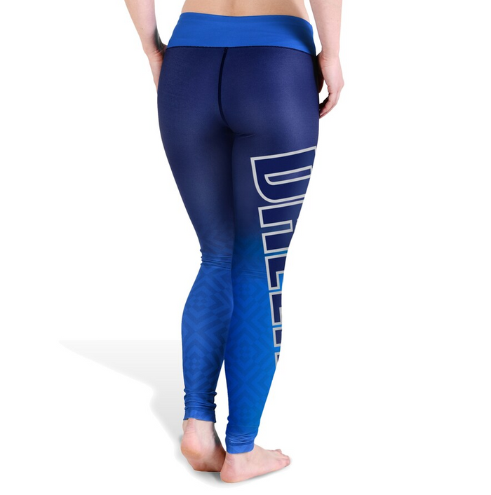 KLEW NBA Women's Dallas Mavericks Gradient Print Leggings