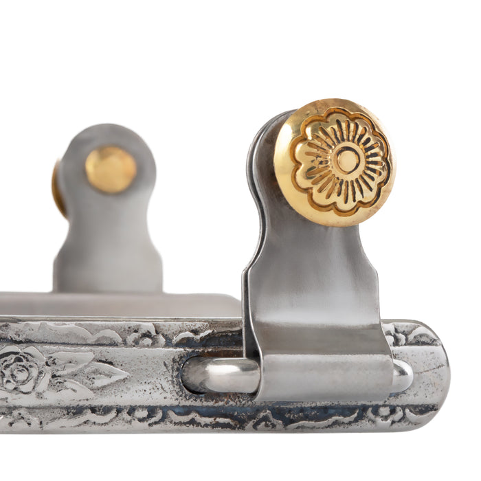 Ladies' Roping Spur with Engraved Band, 1-1/4" Shank