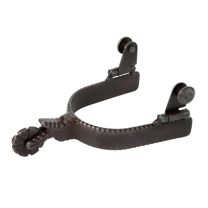 Ladies' Western Spurs with Plain Buffed Brown Band